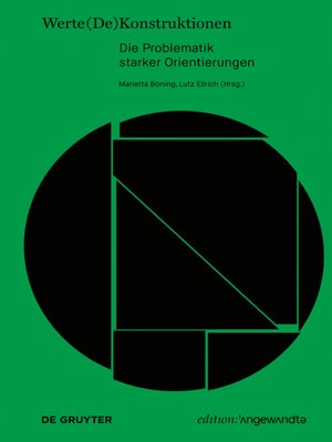 cover image of Werte(De)Konstruktionen
